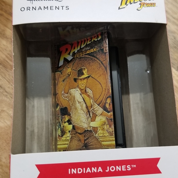 Hallmark Christmas Ornament Indiana Jones Raiders of the Lost Ark Retro VHS box - Picture 2 of 6